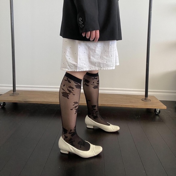 Vintage leather heels - Picture 2 of 4